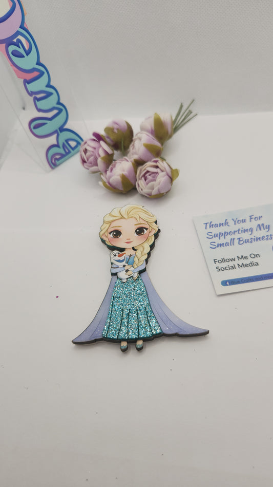 Shakers for hairbows "Elsa"
