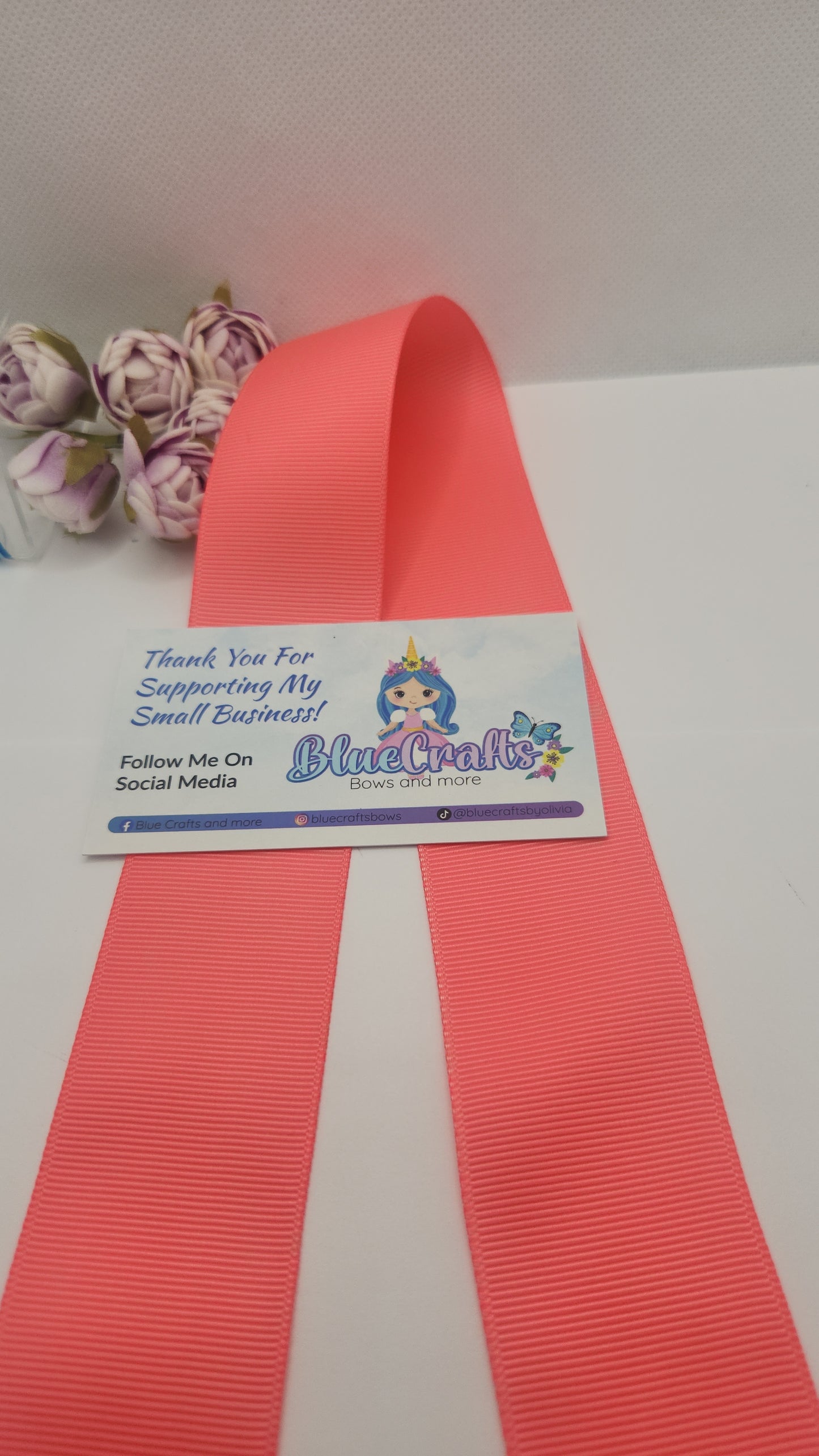 Grosgrain Ribbon 1.5 " Passion Fruit"