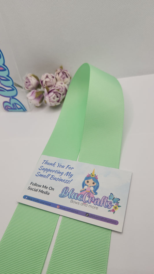 Grosgrain Ribbon 1.5 " Mint"